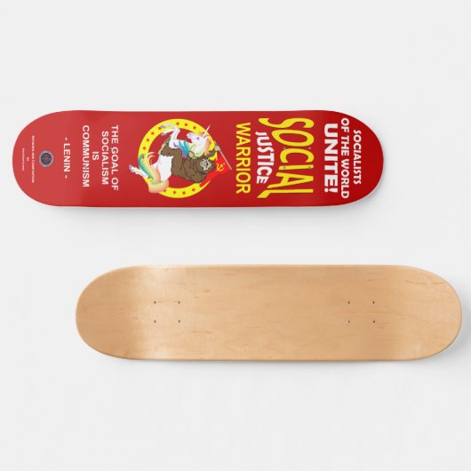 Social Justice Warrior Persoonlijk Skateboard (Horizontaal)