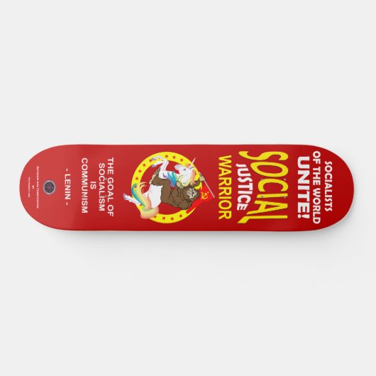 Social Justice Warrior Persoonlijk Skateboard (Horizontaal)