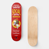 Social Justice Warrior Persoonlijk Skateboard (Voorkant)