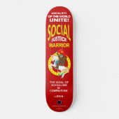 Social Justice Warrior Persoonlijk Skateboard (Voorkant)