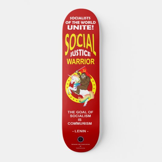 Social Justice Warrior Persoonlijk Skateboard (Voorkant)