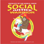 Social Justice Warrior Sticker (Voorkant)