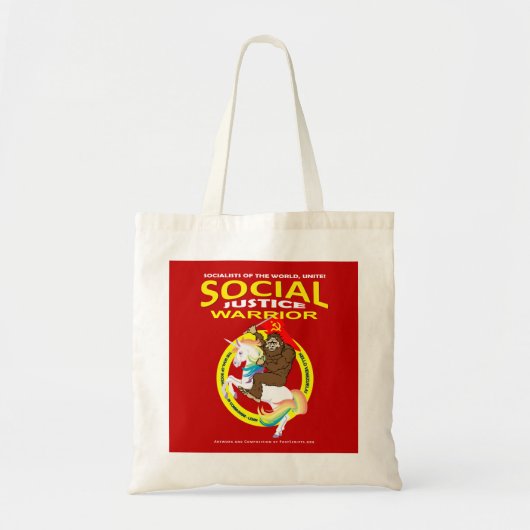 Social Justice Warrior Tote Bag (Voorkant)