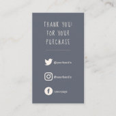 Social Links klantorderwaardering Informatiekaartje (Voorkant)