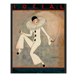 Social Magazine cover Perfect Poster