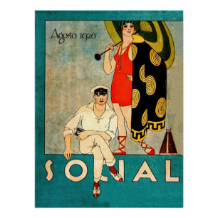 Social magazine cover perfect poster