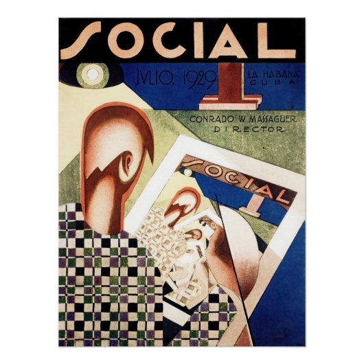 Social magazine cover perfect poster (Voorkant)