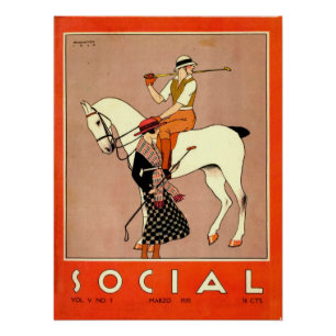 Social magazine cover perfect poster