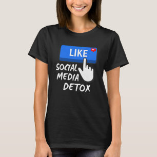 Social Media Detox Geestelijke gezondheid T-shirt
