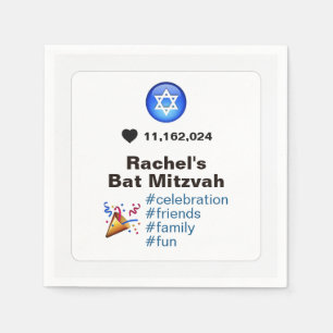 Social Media Emoji Bat Mitzvah of Bar Mitzvah Servet