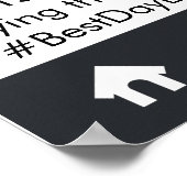 Social Media Feest Frame Foto Booth Prop Poster (Hoek)