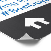 Social Media Feest Frame Foto Booth Prop Poster (Hoek)