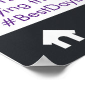 Social Media-feestlijst fotohokje prop poster (Hoek)