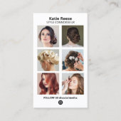 Social Media Fotoraster QR Code - Instagram Visitekaartje (Voorkant)