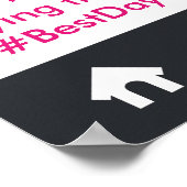 Social Media Frame Feest Foto Prop Poster (Hoek)