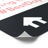 Social Media Frame Feestje Foto Rekwisiet Poster (Hoek)