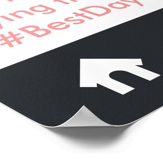 Social Media Frame Feestje Foto Rekwisiet Poster (Hoek)