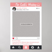 Social Media Frame Feestje Foto Rekwisiet Poster (Voorkant)