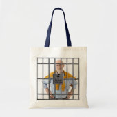 Social Media Gevangenis Foto Tote Bag (Voorkant)
