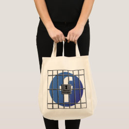 Social Media gevangenis Tote Bag