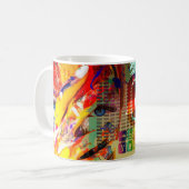 Social Media Handnagels Huidverf Buttonnen Koffiemok (Voorkant links)