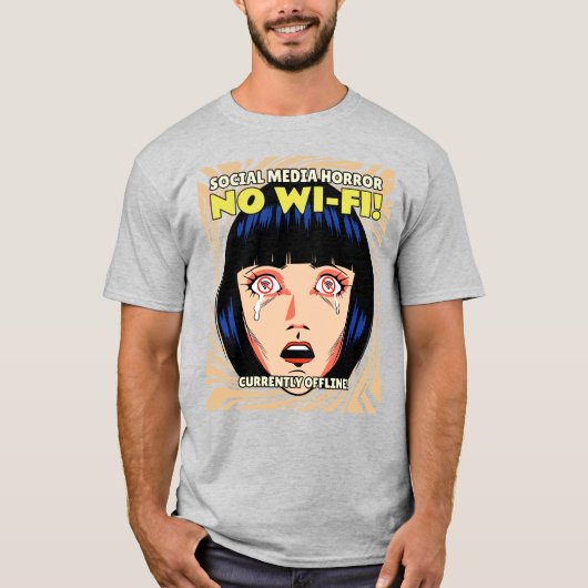 Social Media Horror T-shirt (Voorkant)