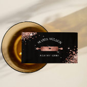 Social Media Iconen banketbakker Rolling Pin Visitekaartje