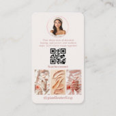 Social Media Influencer Instagram TikTok Visitekaartje (Achterkant)