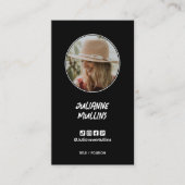 Social Media Influencer QR Code Visitekaartje (Voorkant)