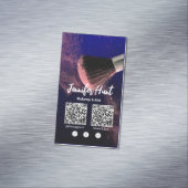 Social Media Influencer Trendy Style QRcode Magnetisch Visitekaartje (Voorbeeld)