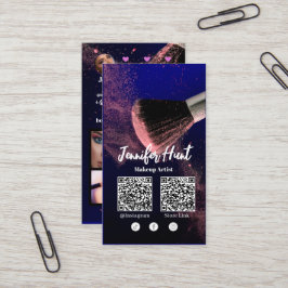 Social Media Influencer Trendy Style QRcode Visitekaartje