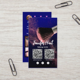 Social Media Influencer Trendy Style QRcode Visitekaartje