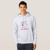 "Social Media Influenza" Grappig Hoodie (Voorkant volledig)