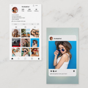 Social Media Instagram profiel Stijl Visitekaartje