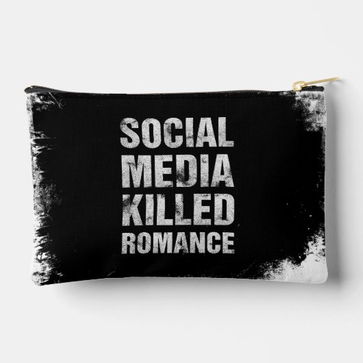 Social Media Killed Romance Etui (Achterkant)