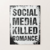 Social Media Killed Romance Legpuzzel (Verticaal)