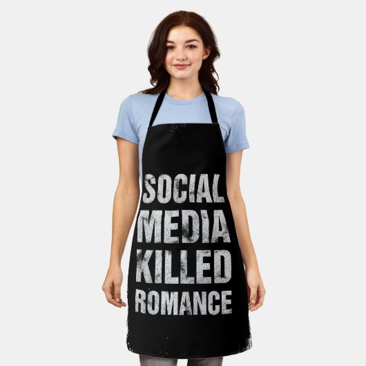 Social Media Killed Romance Schort (Gedragen)