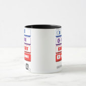 Social Media Like Share Commentaar Abonneer Vlogge Mok (Midden)