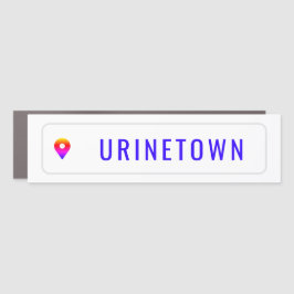 Social Media Locatie Label Automagneet