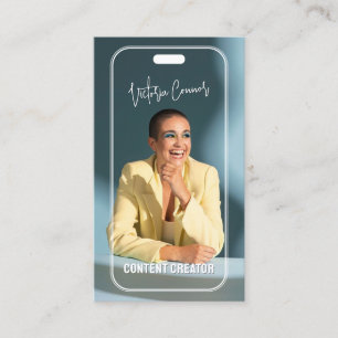 Social Media Manager Content Creator QR-code Visitekaartje