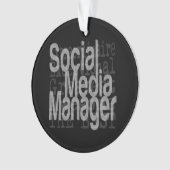 Social Media Manager Extraordinaire Ornament (voorkant)