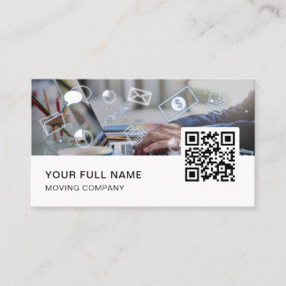 Social Media Manager QR Code Logo Social Media Visitekaartje