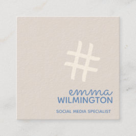 Social Media Marketing Visitekaartje