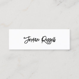 Social Media Networking Mi voor zwart en wit scrip Mini Visitekaartje