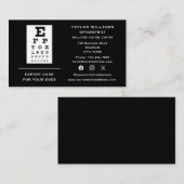 Social Media Optometrist Oogheelkundige Visitekaartje (Voorkant / Achterkant)