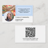 Social Media Pagina Foto QR Code Visitekaartje (Voorkant / Achterkant)