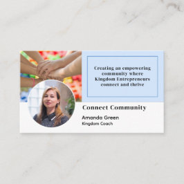 Social Media Pagina Foto QR Code Visitekaartje