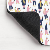 Social Media People Patroon Muismat (Hoek)