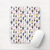 Social Media People Patroon Muismat (Met muis)