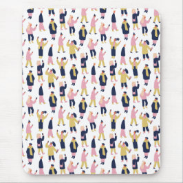 Social Media People Patroon Muismat